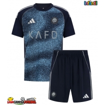 Camisa de Futebol Al-Nassr Cristiano Ronaldo #7 Equipamento Secundário Infantil 2025-26 Manga Curta (+ Calças curtas)